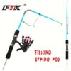FTK Ultra-Light Carbon Steel Fishing Rod with Automatic Spring Holder - High Sensitivity, Medium Action - Perfect for Christmas & Valentine's Gifts - Image 2