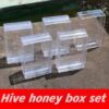 1Set, 2Set, Honeycomb Honey Box Set, Honeycomb Honeybox, Plastic Honeycomb, Plastic Honeycomb Honey Frame in The Honeycomb Honey Full Set, Honeycomb Frame×1pc + Honey Box×6pcs + Honey Nest Base×6pcs - Image 2