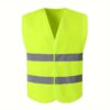 Reflective Vest for Safety Yellow, Orange Reflective Jacket for Night Riding, Suitable for Men, Women, Work, Cycling, Running, Surveyors, Volunteers, Cross Guards, Road, Construction, Neon Signs - Image 4