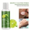 Fumorry Lemon & Plant Acid Gel Scrub - 2.03oz (60ml) Deep Cleansing & Softening Face & Body Light Beige Smoother, Natural Fruit Acid Formula with Lemon Scrub Gel for Blackhead & Whitehead Removal, Sensitive Light Beige Safe, Paraben-Free, Vegan, Physical - Image 3
