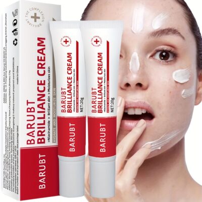 2pcs BARUBT Radiance Cream with Niacinamide - Alcohol-Free, Hyaluronic Acid-Infused, Moisturizer for Even Tone, Radiance Boost, All Types, Unisex Adult, Firming and