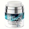 bsncpley 50ml Retinol Moisturizing Cream with Collagen, Hyaluronic Acid, Vitamin C+E - Day & Night Face Moisturizer for Women & Men, Soothes Dry Light Beige, Improves Elasticity, Hydrating Lotion for All Light Beige Types, Moisturizer for Face, Skincare R - Image 2