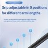 Aluminum Crutches for Adults and Youngsters - A Set of Light, Walking Assistive, Height-Adjustable Crutches with Padded Armpit Cushions, Handle Grips, & Rubber Tips - Maximum Load Capacity 226.8 KG - Image 27