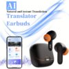 [AI Translation Bluetooth Earbuds]2025 New AI Translation Smart Bluetooth Headset 4 Mic ENC Noise-cancelling TWS Bluetooth Headphones Support More Than 140 Languages Real-time Translation Bluetooth Earbuds Shock Effects 550mAh Ultra Long Standby Support M - Image 5