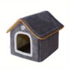 [:en]Cozy Pet House, Four Seasons Washable Enclosed Warm Dog Bed Cat Shelter Small Animal Home, Non-Skid Bottom, Polyvinyl Chloride Material, Assembled[:ar]Cozy Pet House, Four Seasons Washable Enclosed Warm Dog Bed Cat Shelter Small Animal Home, Non-Skid Bottom, Polyvinyl Chloride Material, Assembled[:] - Image 5