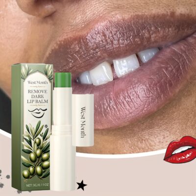 3g Olive Oil Moisturizing Lip Balm For Dark Lips, Smooth Hydrating Lip Care With Chamomile & Licorice Extracts, Beeswax & Shea Butter, Exfoliating & Improving Lip Tone, 0.11oz