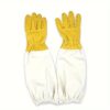 Glorious Future Beekeeping Gloves, 1 Pair - Leather with Canvas Sleeve, Manual Operation, No Battery Required - Image 4