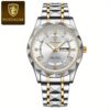 POEDAGAR 2023 best-selling waterproof luminous calendar men's quartz watch students Korean version of the trend of luxury stainless steel men's wristwatches factory wholesale. - Image 7