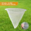 5pcs White Nylon Honey Strainers with Fine Mesh Filters - Conical Design for Efficient Filtration, Lightweight Foldable for Easy Storage, Durable Nylon Material - Ideal for Honey, Wine, Beeswax, Nuts, Milk | Kitchen & Beekeeping Essentials - Image 8