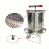 Precision, Glorious Future Premium Stainless Steel Honey Press - Manual Beekeeping Tool for Easy Honey & Wax Extraction, Multi-Functional Fruit Crusher and Honey Extractor - Image 3