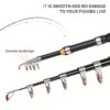 [:en]LEOFISHING Compact Black Telescopic Fishing Rod - Super Short, Portable Design with Durable Glass Steel, Ideal for Saltwater & Freshwater Fishing, Ambidextrous Comfort Grip[:ar]LEOFISHING Compact Black Telescopic Fishing Rod - Super Short, Portable Design with Durable Glass Steel, Ideal for Saltwater & Freshwater Fishing, Ambidextrous Comfort Grip[:] - Image 9