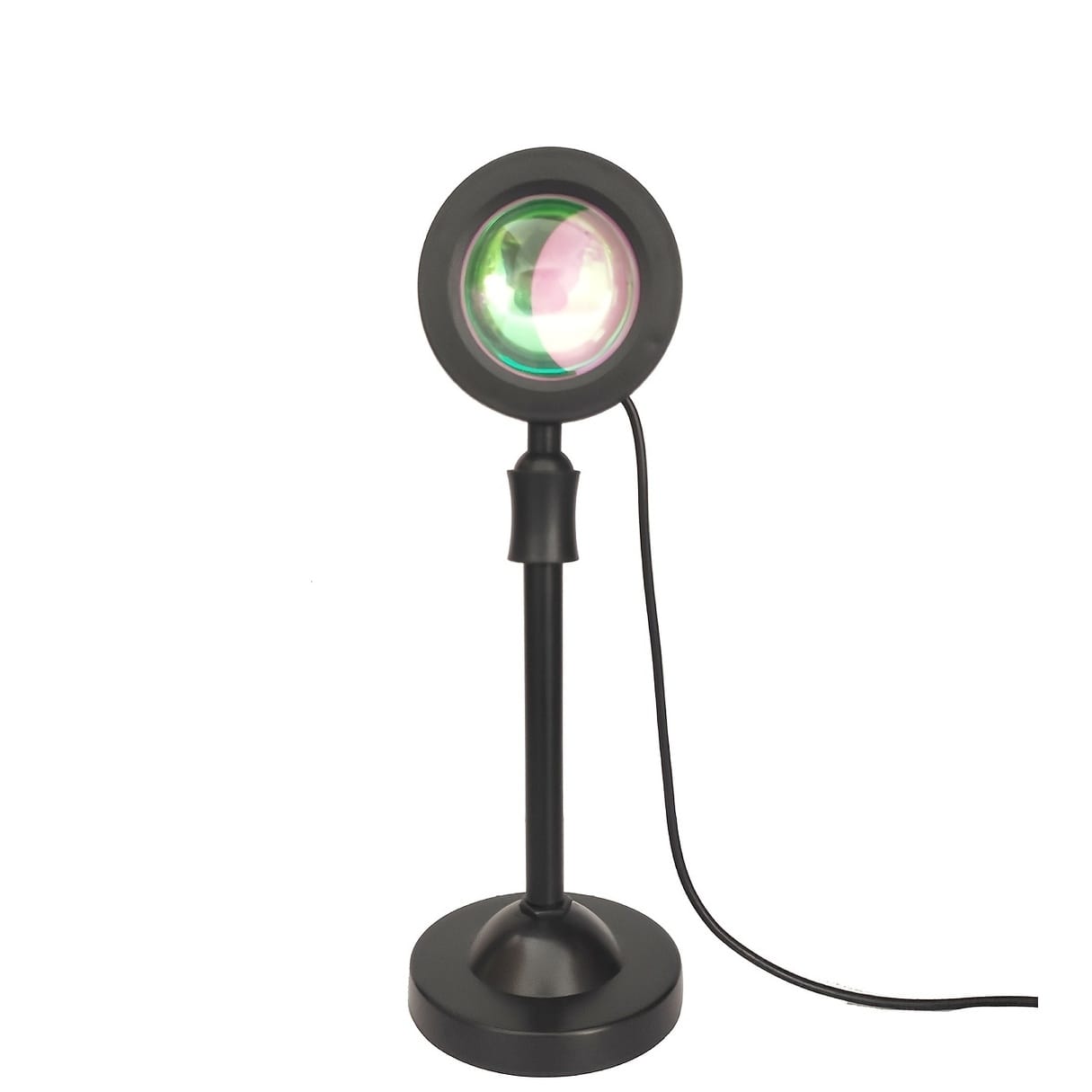 AHFECTNY USB-Powered Sunset Projection Lamp with 16 Color Options, 360° Rotating Night Light & Remote Control for Bedroom, Party, or Wedding Decor, Bedroom Night Light | Versatile Lighting Solution | Sleek Metal Finish - Image 10