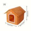 [:en]Cozy Pet House, Four Seasons Washable Enclosed Warm Dog Bed Cat Shelter Small Animal Home, Non-Skid Bottom, Polyvinyl Chloride Material, Assembled[:ar]Cozy Pet House, Four Seasons Washable Enclosed Warm Dog Bed Cat Shelter Small Animal Home, Non-Skid Bottom, Polyvinyl Chloride Material, Assembled[:] - Image 9