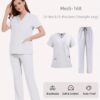 [:en]High-End Four-Way Stretch V-Neck Solid Color Short-Sleeve Straight-Leg Pants Set for Hospital Work, Nurse Uniforms, Scrubs, And Surgical Attire Suitable for All Seasons.[:ar]High-End Four-Way Stretch V-Neck Solid Color Short-Sleeve Straight-Leg Pants Set for Hospital Work, Nurse Uniforms, Scrubs, And Surgical Attire Suitable for All Seasons.[:] - Image 13