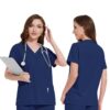 [:en]High-End Four-Way Stretch V-Neck Solid Color Short-Sleeve Straight-Leg Pants Set for Hospital Work, Nurse Uniforms, Scrubs, And Surgical Attire Suitable for All Seasons.[:ar]High-End Four-Way Stretch V-Neck Solid Color Short-Sleeve Straight-Leg Pants Set for Hospital Work, Nurse Uniforms, Scrubs, And Surgical Attire Suitable for All Seasons.[:] - Image 21