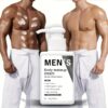 Men'S Light Beige Cream, Body Makeup Cream, Glow Cream, Rich in Collagen and Hyaluronic Acid, High Moisture and Absorbable, Refreshing Non-Greasy, Convenient for Dates and Work, Suitable for Full Body Use - Image 3