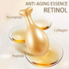 90pcs BOTAX Tightening Capsules, a Skincare Product Containing Retinol, Collagen, Olive Oil, and Jojoba Oil. Rich In Hyaluronic Acid, It Can Tighten Light Beige Colors and Is Suitable for All Light Beige Types. the Texture Is Light and Easy to Absorb - Image 9
