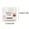 1.76Oz Radiance Cream, Fresh Scent, Moisturizing, Vitamin C and Hyaluronic Acid, Alcohol Free, for Women, Drying, Private Parts, Underarm, Joints, All Skin Types - Image 2