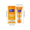 3pcs 50SPF Sunblock Cream for All Skin Types - Hydrating, Protective, and Non-Greasy Formula with Hyaluronic Acid to Prevent Sun Damage, Even Tone Coverage, and Improve Skin Texture, Sunscreen Cream - Image 3