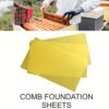 10pcs Small Beehive Foundations - Pre-Made Honeycomb Cells for Beehives, Candle Making, Natural Wax - Compatible with Standard Frames - Ideal for Beekeepers, Hobbyists & DIY Projects - Apiary Setup & Hive Construction, Beekeeping Supplies, Readytouse Shee - Image 5