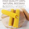 10pcs Small Beehive Foundations - Pre-Made Honeycomb Cells for Beehives, Candle Making, Natural Wax - Compatible with Standard Frames - Ideal for Beekeepers, Hobbyists & DIY Projects - Apiary Setup & Hive Construction, Beekeeping Supplies, Readytouse Shee - Image 4
