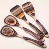 Set of Wooden Cooking Utensils Including a Pakkawood Ladle And Other Kitchen Tools for Wholesale. - Image 4