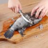 Stainless Steel Fish Scaler and Scraper, 3-in-1 Multifunctional Seafood Prep Tool with Scale Remover, Gill Cutter, and Garlic Ginger Grater, Durable Kitchen Accessory, 1pc - Image 2