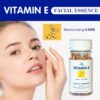 90 Vitamin E Facial Essence Capsules, Face Lifting Concentrate Liquid, Gentle Moisturizing, Tightening Light Beige, Softening Hydrating Face Serum Suitable for All Light Beige Types. - Image 5