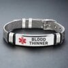 [:en]1pc Stainless Steel Medical Alert Bracelet, Adjustable With Red Caduceus Symbol, 10 Alert Options Including Type 2 Diabetes, Emergency ID Jewelry For Adults, Outdoor First Aid Wristband[:ar]1pc Stainless Steel Medical Alert Bracelet, Adjustable With Red Caduceus Symbol, 10 Alert Options Including Type 2 Diabetes, Emergency ID Jewelry For Adults, Outdoor First Aid Wristband[:] - Image 25
