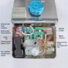 Keyless Entry Security Door Lock - 12V DC, Anti-Theft ID/IC Access Control with Automatic Silent Motor, Durable Iron Construction, Sleek Electroplated Finish, Built-In Magnetic Induction for Home & Office Safety, Home Security Upgrade|Sleek Metallic Finis - Image 3