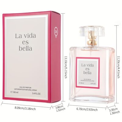3.4 FL.OZ. Women'S Eau De Toilette - Blackcurrant, Pear, Iris, Jasmine, Praline, Vanilla, Musk.