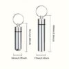 A Portable Waterproof Stainless Steel Medicine Bottle With Sealed Medicine Cylinder And Mini Pillbox - Safely Store Medication Anytime, Anywhere. - Image 7