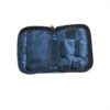 Portable Diabetes Organizer Kit with Blood Glucose Meter, Insulin Pens Lamp; Test Strips - Compact Travel Storage Bag for Diabetics, White & Blue Design, Zippered Compartments, Durable PVC Material, Diabetes Accessories, Sleek Design, Secure Zipper Closure - Image 3