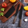 6pcs, Knife Set, Fat Handle, Wood Grain Covering, Kitchen Set, Knife With Melon Planing, Color Boxed, In Stock Wholesale - Image 7