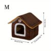 [:en]Cozy Pet House, Four Seasons Washable Enclosed Warm Dog Bed Cat Shelter Small Animal Home, Non-Skid Bottom, Polyvinyl Chloride Material, Assembled[:ar]Cozy Pet House, Four Seasons Washable Enclosed Warm Dog Bed Cat Shelter Small Animal Home, Non-Skid Bottom, Polyvinyl Chloride Material, Assembled[:] - Image 11
