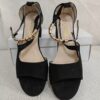 Elegant Women'S Open-Toe High Heel Sandals with Beaded Ankle Strap - Fashionable Black Dress Shoes for Formal Occasions, Rubber Sole, PU Cover, Comfortable  Stylish - Image 10
