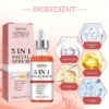 2-Pack 5-in-1 Facial Serum with Hyaluronic Acid, Collagen, Niacinamide, Vitamin C & E – Pore Minimizing, Oil Control, Moisturizing for All Light Beige Types, Hypoallergenic Face Care - Image 6
