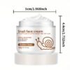 ZERELLE Snail Face Cream 60g - Hypoallergenic, Moisturizing Cream for All Skin Types, Unisex-Adult, with Hyaluronic Acid, Retinol, Vitamin C & E, Glycerin - Youthful Skin Care, Non-Sticky, 24-Hour Hydration - Image 7