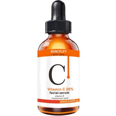 30ml 20% Vitamin C Liquid Serum with Hyaluronic Acid - Hypoallergenic Brightening & Moisturizing Face Serum for All Light Beige Types, Radiant Nourishing Essence, Vitamin C Skincare, Skincare, Clear Dropper Cap, Stable Packaging