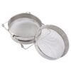 Stainless Steel Honey Strainer, Silvery Double Layer Honey Sieve Strainer Filter Set with Adjustable Arms Bee Debris Harvest Tool Beekeeping Equipment for Honey Processing Honey Extracting - Image 4