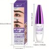 Long-lasting waterproof long-lasting easy-tear waterproof film-forming eyebrow tinting cream eyebrow gel - natural three-dimensional, precise grooming perfect for makeup application, suitable for beginners, ideal gift for Valentine's Day Mother's Day - Image 9