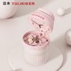YULIKIKER 1/3 Splitter Pill Crusher - White Plastic Medicine Splitter Tool with Red Accents, Portable Pill Splitter for Pills, Capsules, Supplements - Easy-to-Use Dispensing Device, Pill Crusher, Supplement Management, Transparent Design, Durable Plastic - Image 8