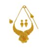4pcs Hollow Design Dubai Luxury 24K Golden Plated Jewelry Set Bridal Wedding Necklace Earrings Bracelet Ring Ramadan Women Accessories Accessories - Image 3