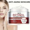 Retinol Collagen Night Cream - 30g/1.06oz, Moisturizing and Nourishing Cream with Hyaluronic Acid and Vitamin E, Suitable for Dry, Rough Light Beige, Firming and Tightening, Youthful Brightness - Image 4