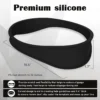 DIY Home Haircuts Curved Headband Silicone Neckline Shaving Template and Hair Cutting Guide Hair Styling Tool - Image 4