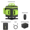 [:en]LFINE Self-Leveling Laser Level HD Power Display Nivel Laser 4D 16 Lines Laser 360° with Telecontrol and Base Construction Tools[:ar]LFINE Self-Leveling Laser Level HD Power Display Nivel Laser 4D 16 Lines Laser 360° with Telecontrol and Base Construction Tools[:] - Image 9