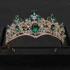 Vintage Baroque Queen Tiara Wedding Crown Bridal Diadem Gold Crystal Rhinestone Head Jewelry Headpiece Wedding Hair Accessories - Image 22