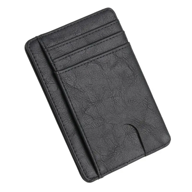 RFID Blocking Leather Wallet Credit Holder Purse Money Case for Men Women My28 21 Dropshipping - Image 8