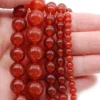 Natural Stone Red Carnelian Agates Round Gem Beads 15" Strand 4 6 8 10 12MM Pick Size For Jewelry Making - Image 8