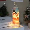 Wholesale Price Simulation Christmas Snowman Design Mini Candle Table Lamp Girls Bedroom Display Modeling Lamp - Image 4